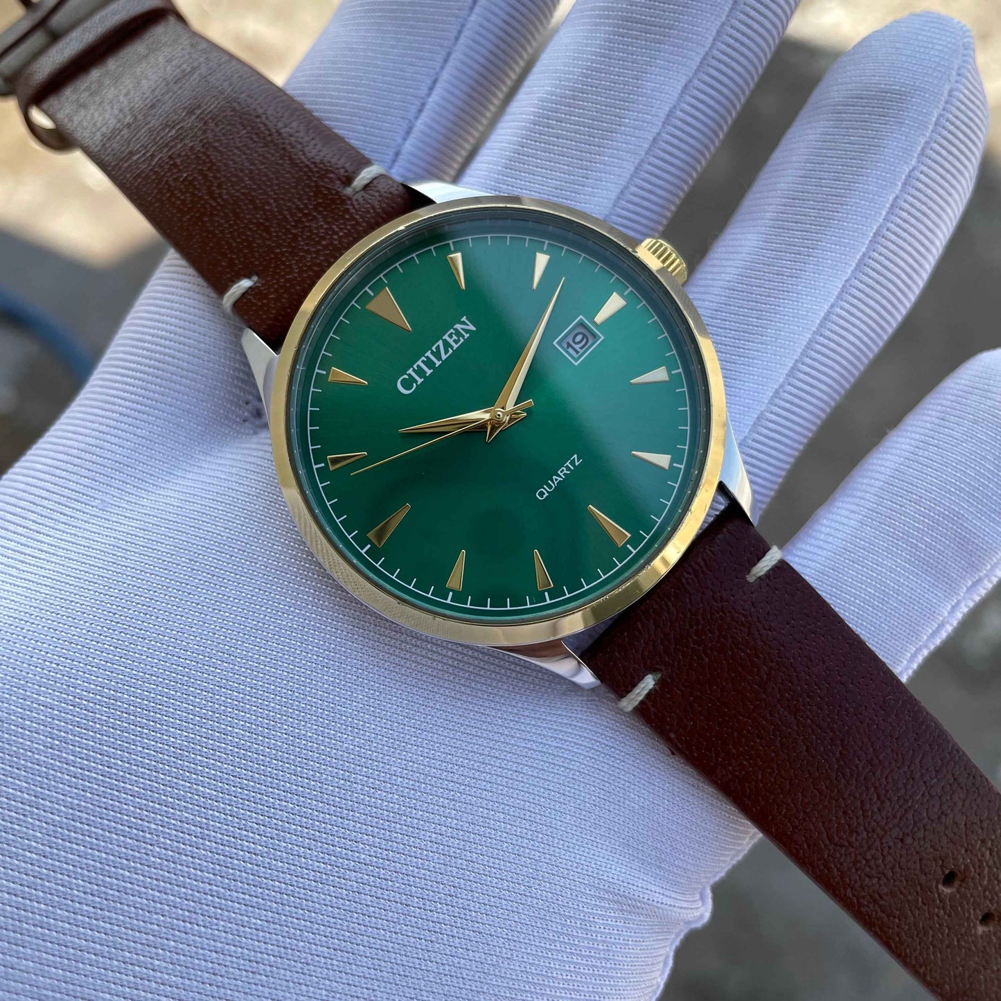 Citizen Quartz Green Dial DZ0064-52X