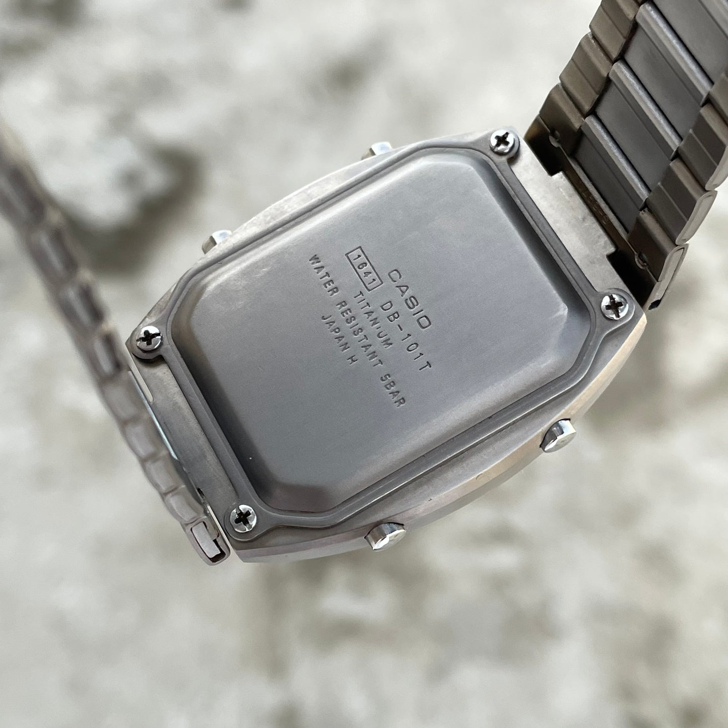 Vintage 1990s Casio Data Bank Titanium DB-101T