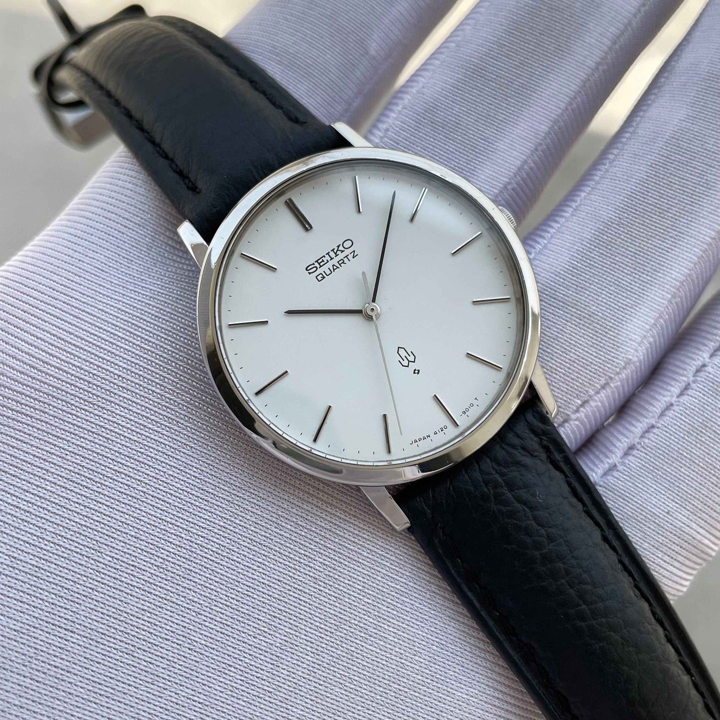 Vintage Seiko Quartz Dress Watch 4120-9010