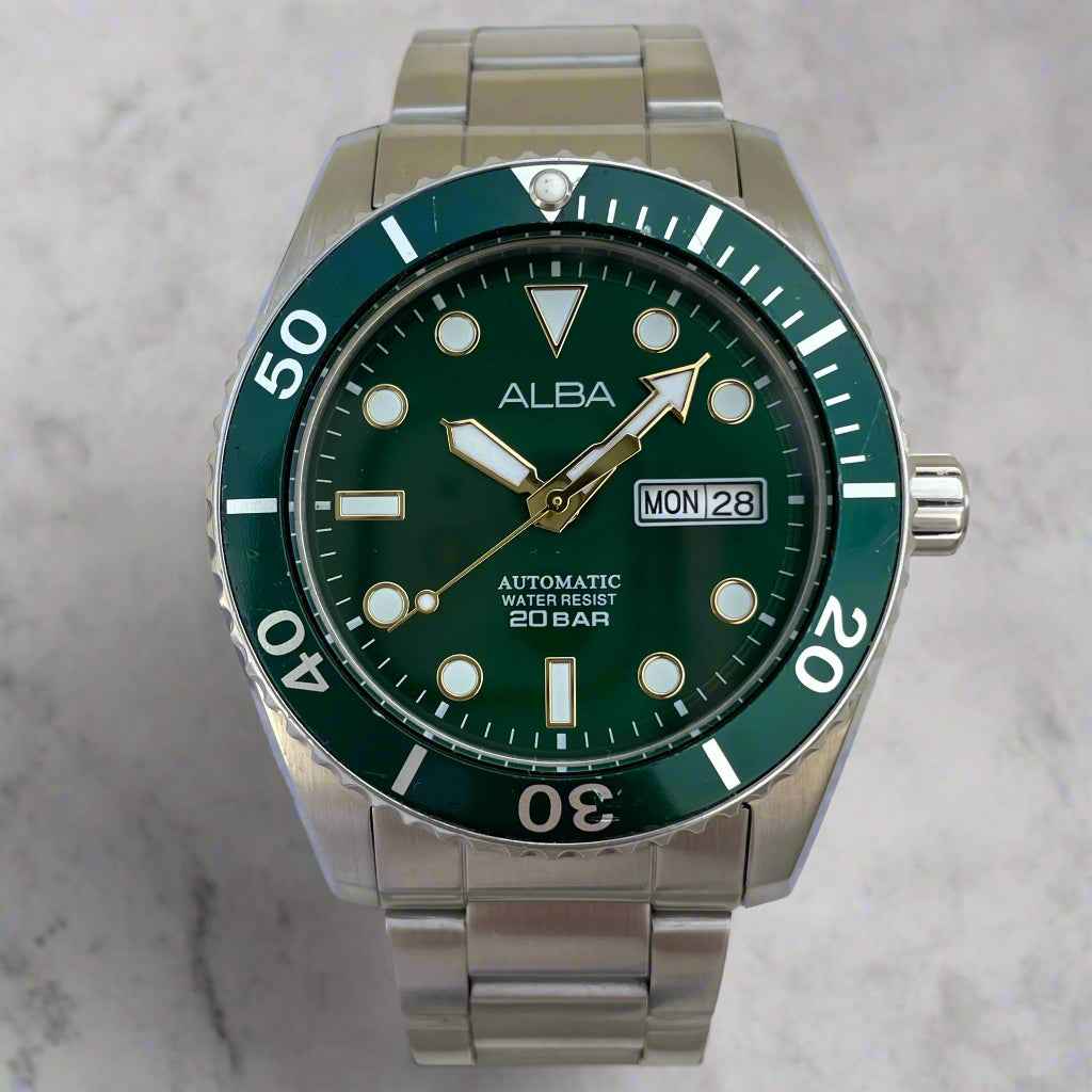 Seiko Alba Green Diver's Automatic