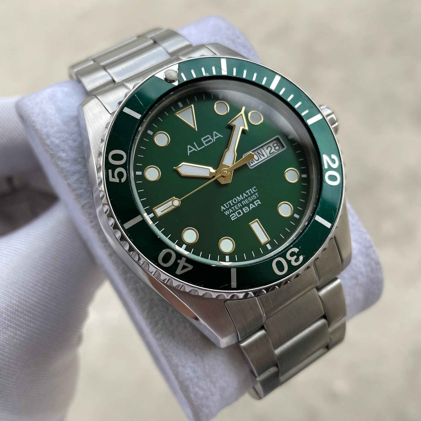Seiko Alba Green Diver's Automatic