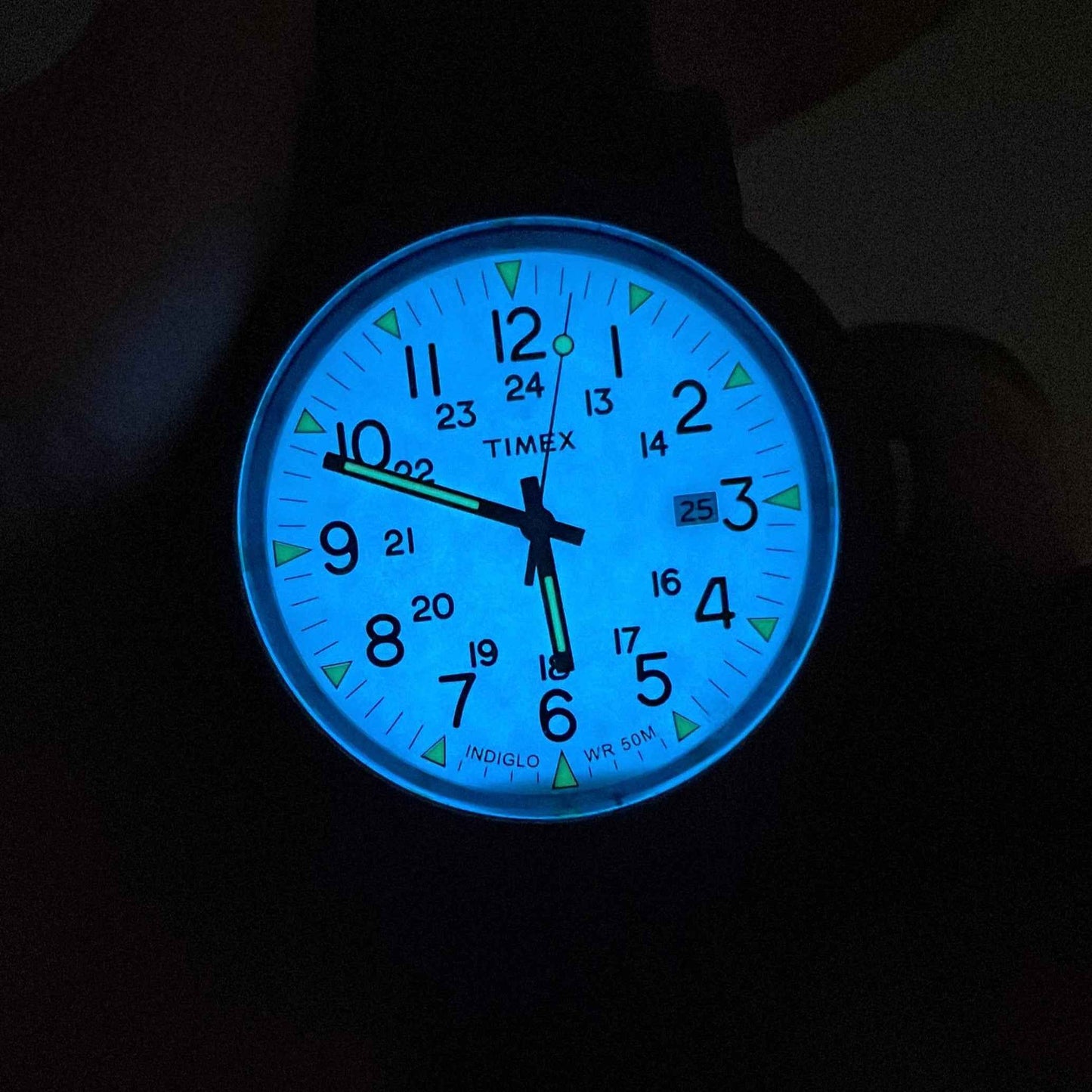 Timex Sports Watch With Rubber Strap