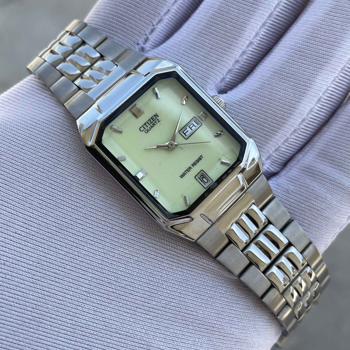 Vintage Citizen Tank Luminous Dial