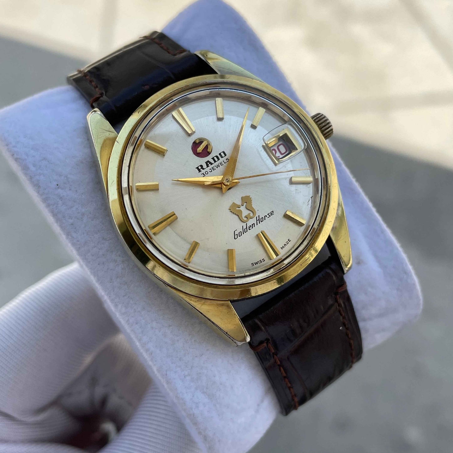 Vintage Rado Golden Horse