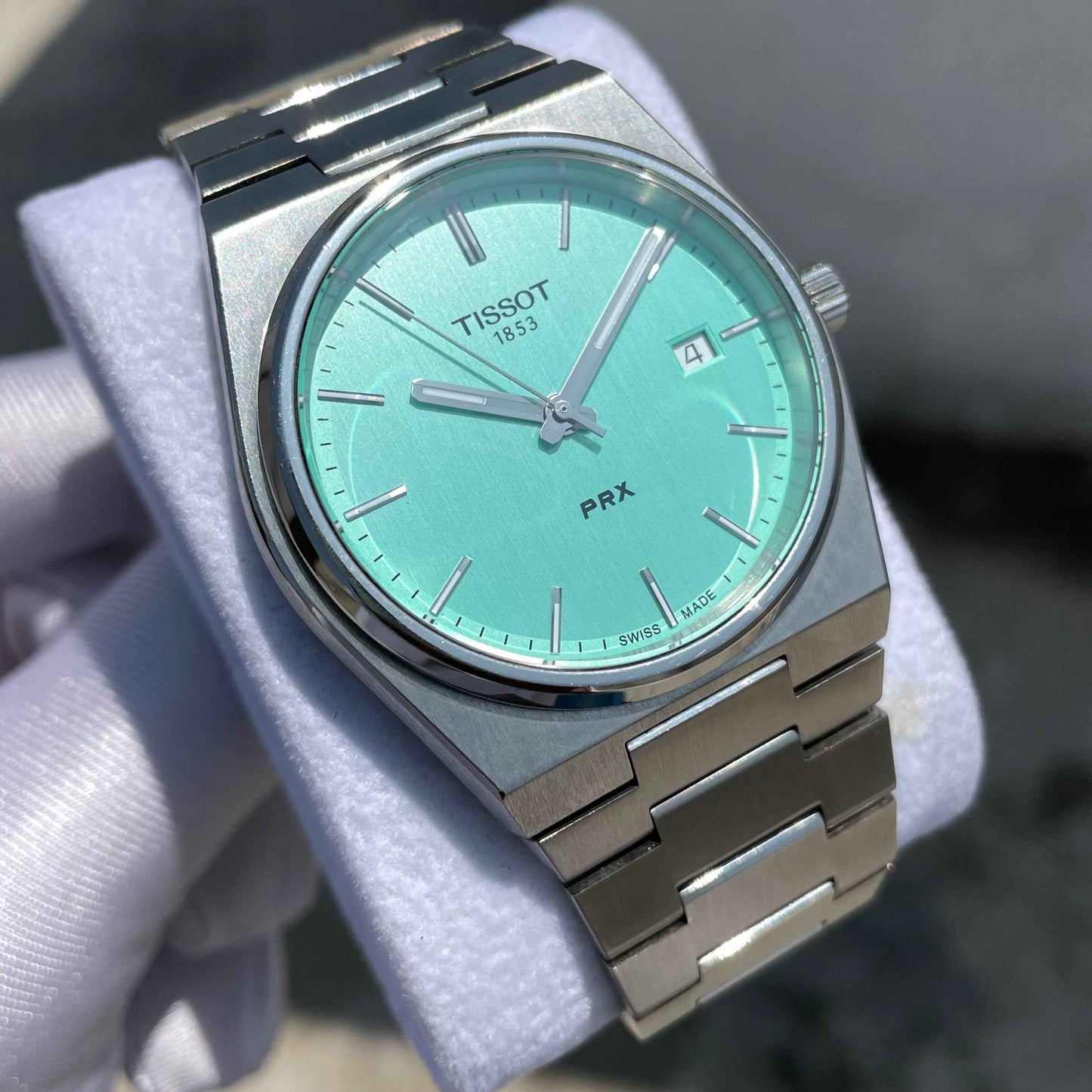 Tissot PRX Quartz 40 mm Turquoise Dial