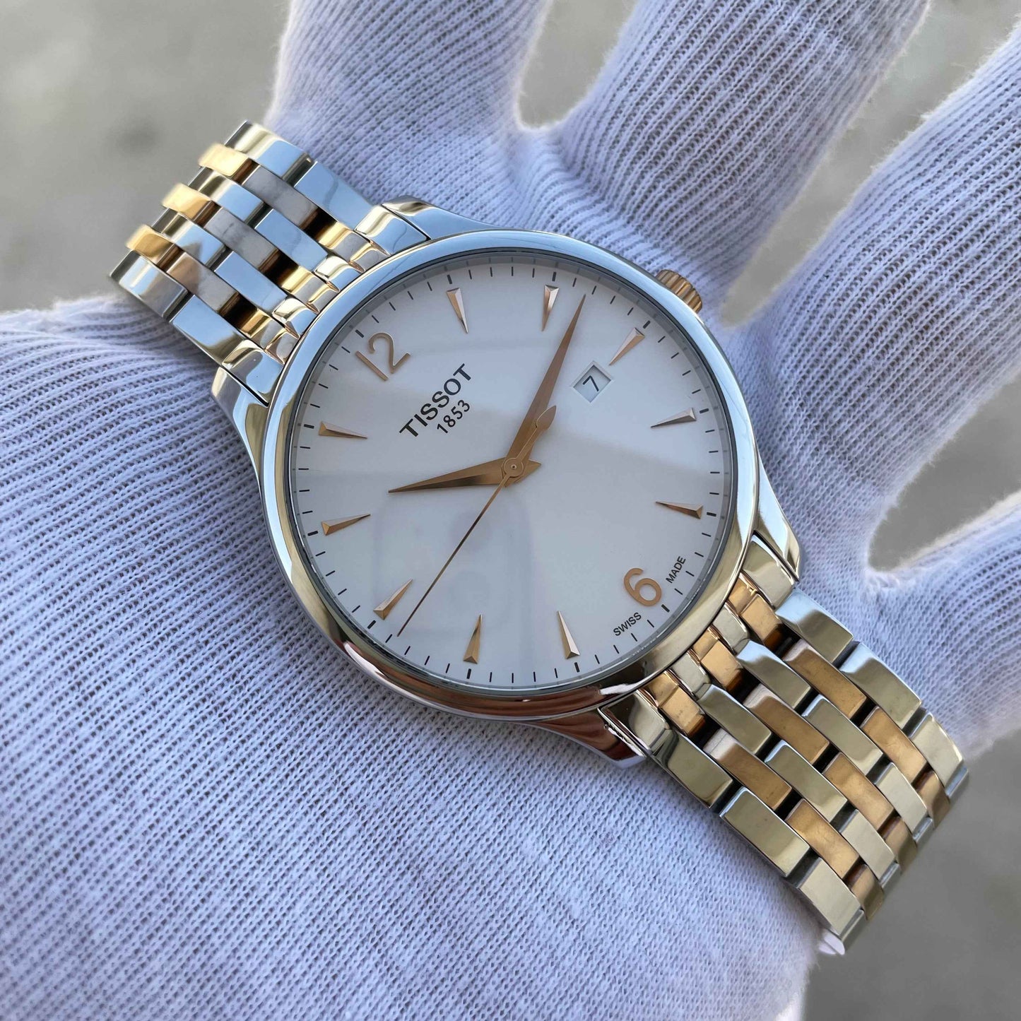 Tissot Tradition Two Tone T0636102203701