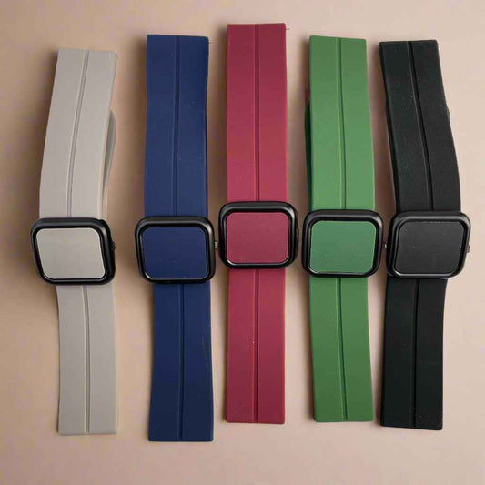 Magnetic Rubber Watch Straps