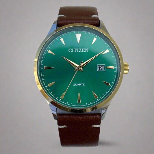 Citizen Quartz Green Dial DZ0064-52X