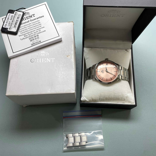 Orient Bambino Version 7 Salmon Pink RA-AC0M11Y30B