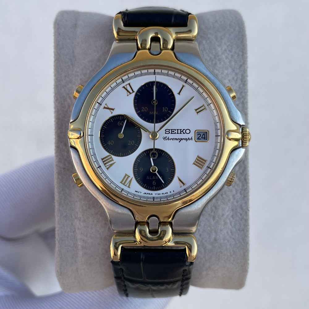 Rare Vintage Seiko Quartz Chronograph 7T32-6H50