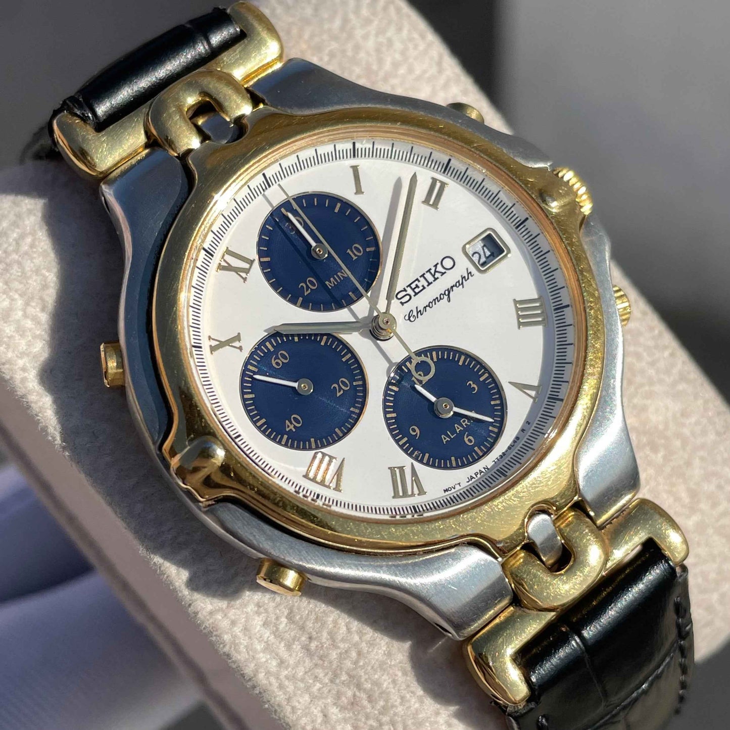 Rare Vintage Seiko Quartz Chronograph 7T32-6H50