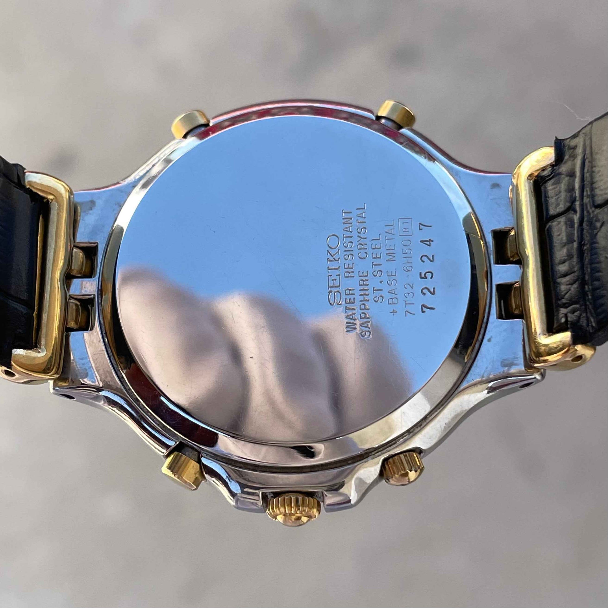 Rare Vintage Seiko Quartz Chronograph 7T32-6H50