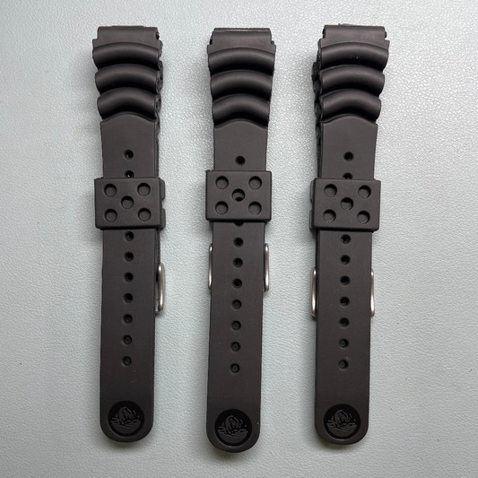 20 mm Seiko Diver Style Silicon Straps