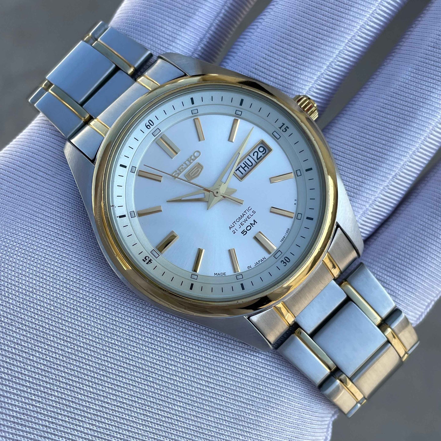 Seiko 5 Two Tone SNKM92J1