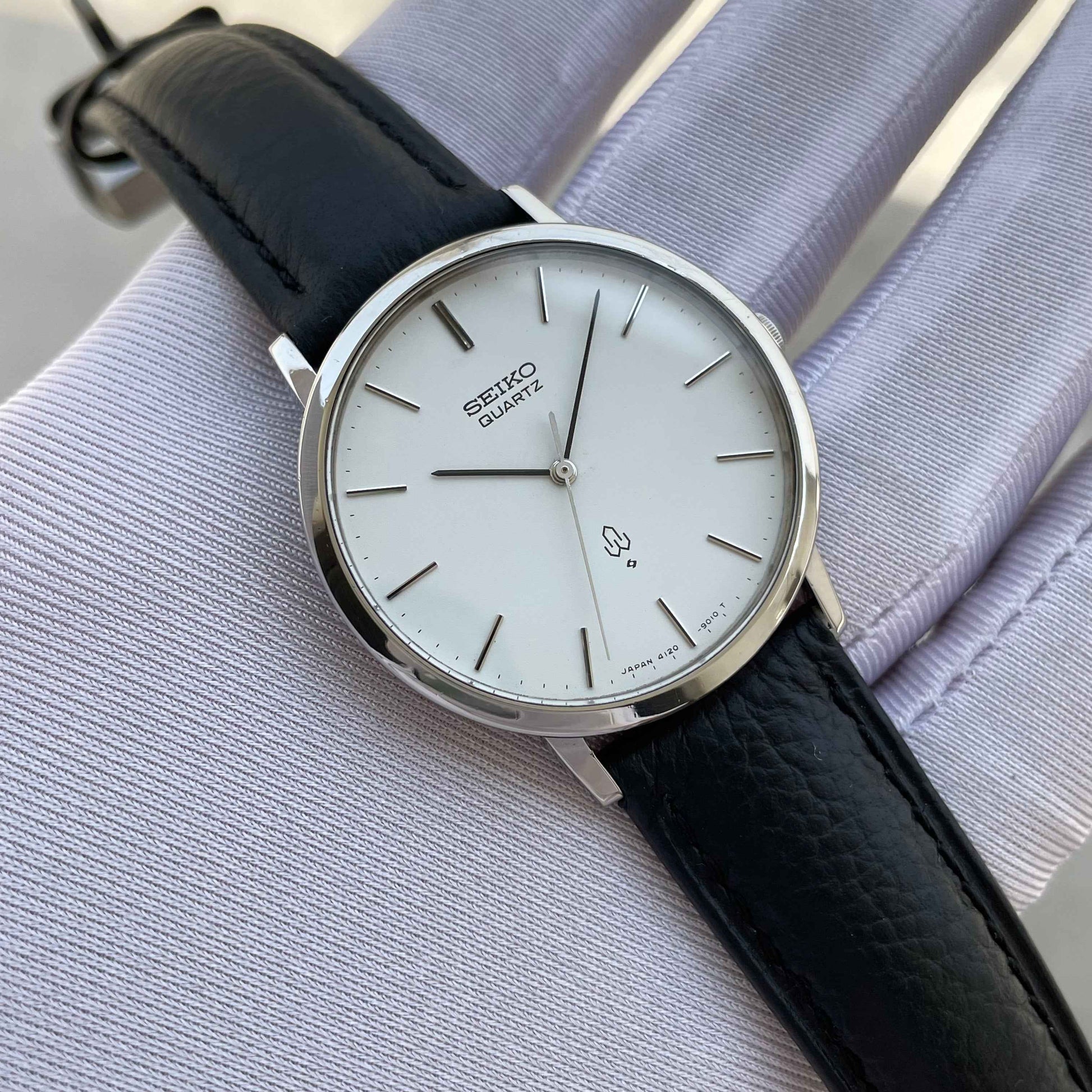 Vintage Seiko Quartz Dress Watch 4120-9010