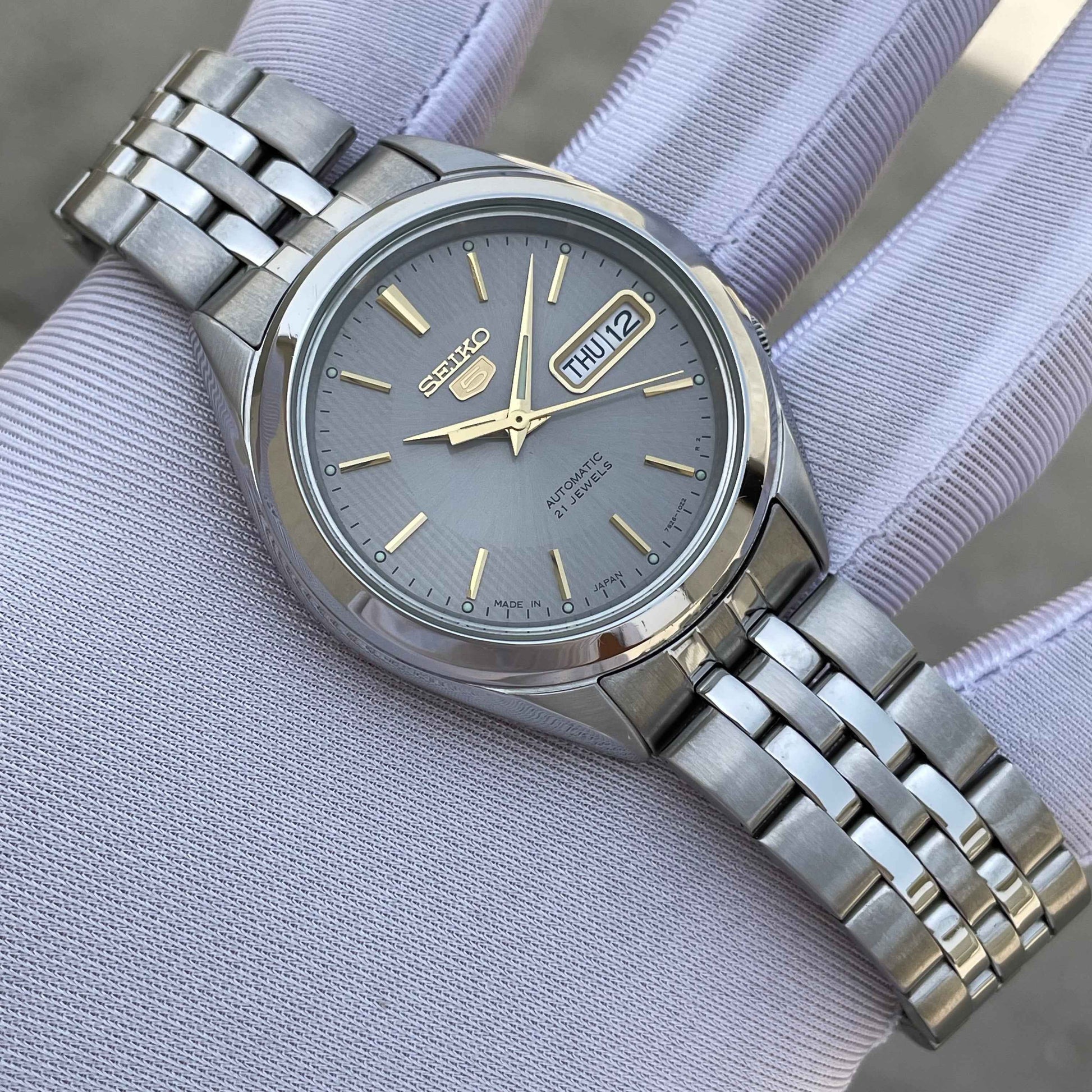 Seiko 5 Grey Dial SNKL19K1