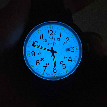 Timex Sports Watch With Rubber Strap