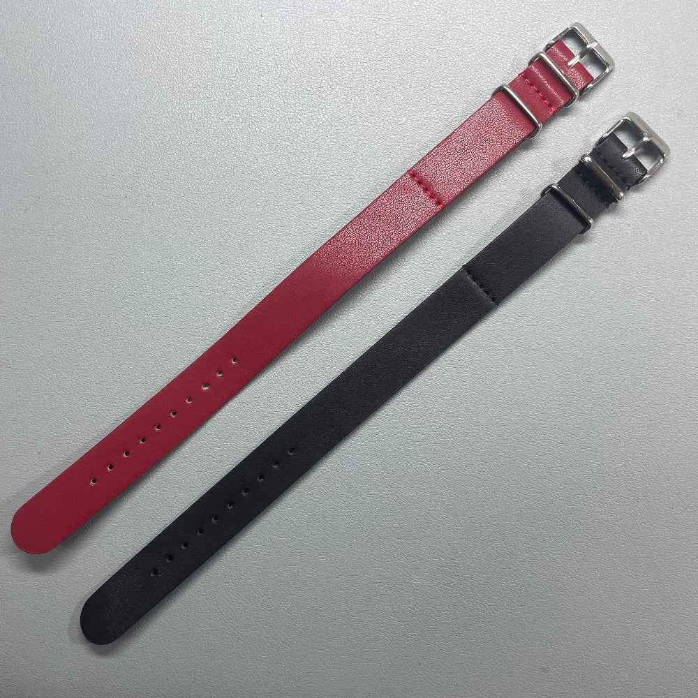 High Quality Single Pass Leather Nato Strap