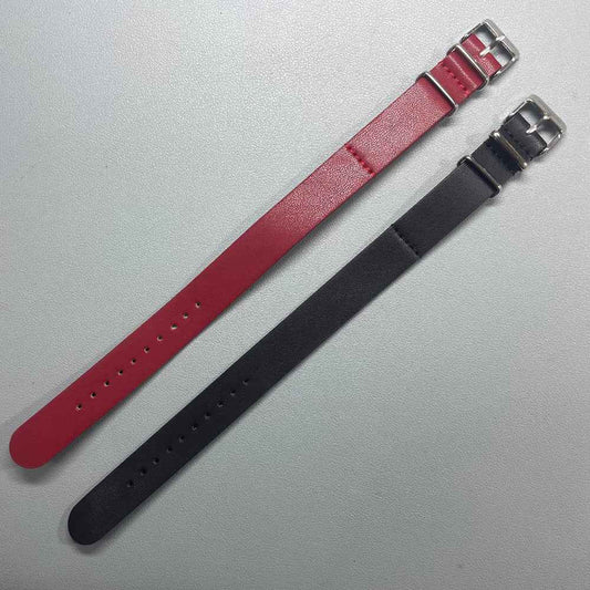High Quality Single Pass Leather Nato Strap