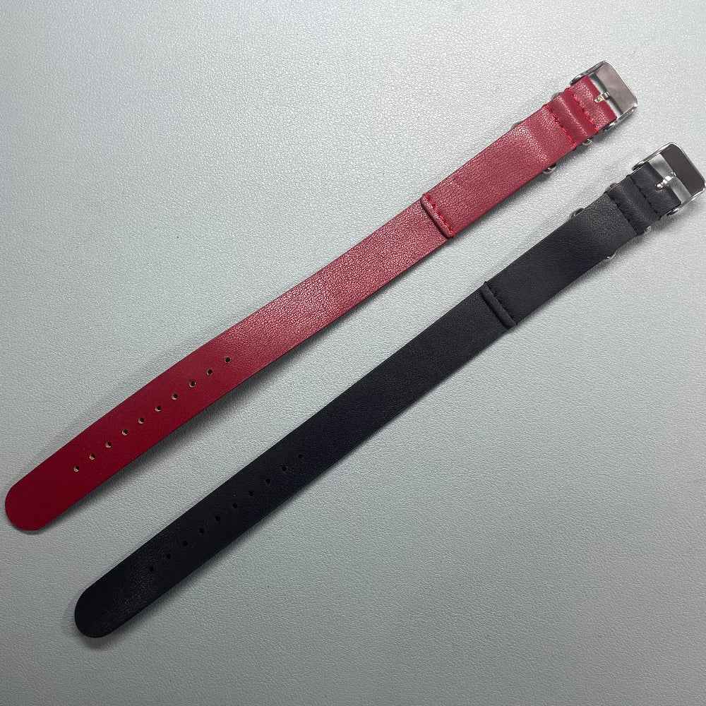 High Quality Single Pass Leather Nato Strap