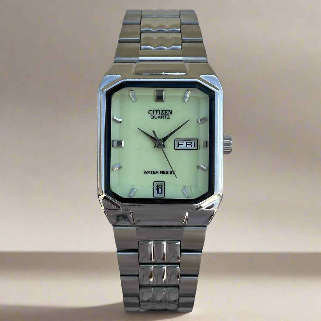 Vintage Citizen Tank Luminous Dial
