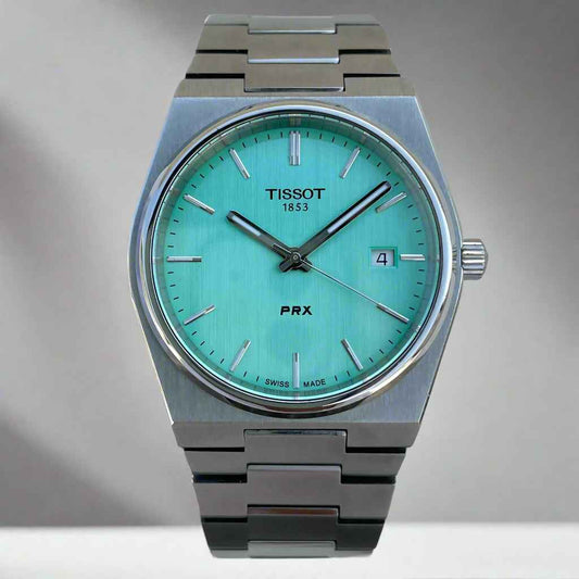 Tissot PRX Quartz 40 mm Turquoise Dial