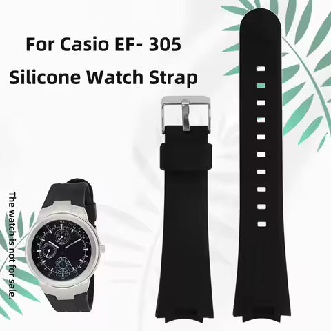 Silicon Straps For Casio EF-305