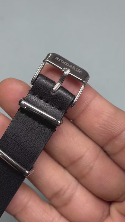 High Quality Single Pass Leather Nato Strap