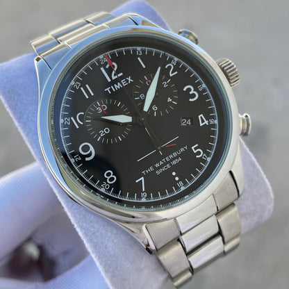 timex waterbury closeup
